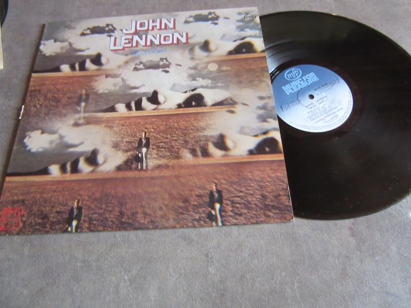 vinyle 33 tours  john lennon   mind  games