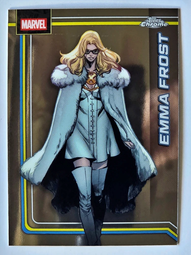 Emma Frost-Topps Chrome 2026- Marvel Card Number 34