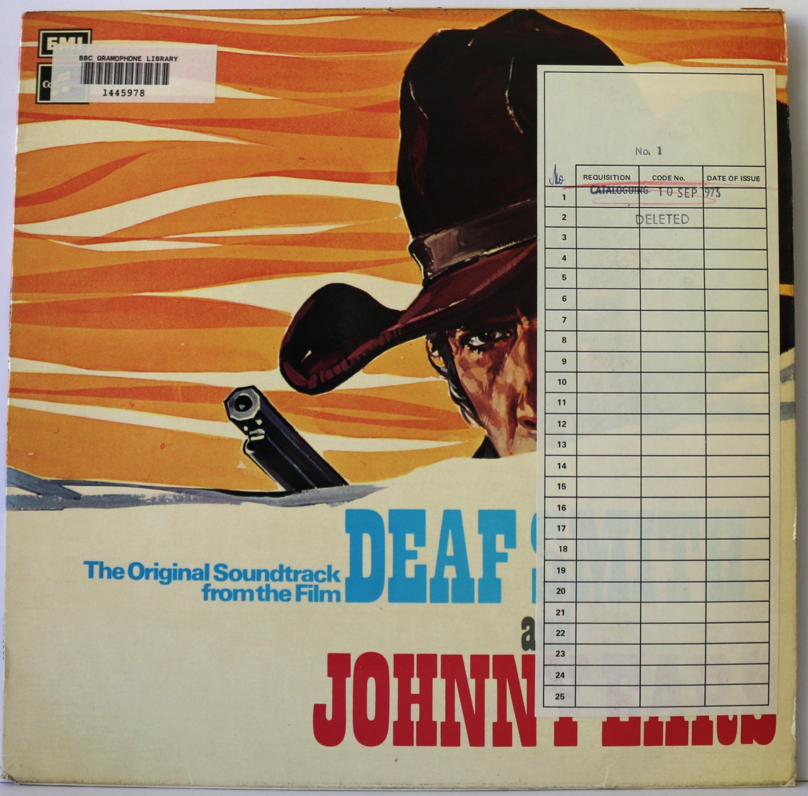 DEAF SMITH & JOHNNY EARS / ORIGINAL SOUNDTRACK BBC GRAMOPHONE LIBRARY LP RECORD