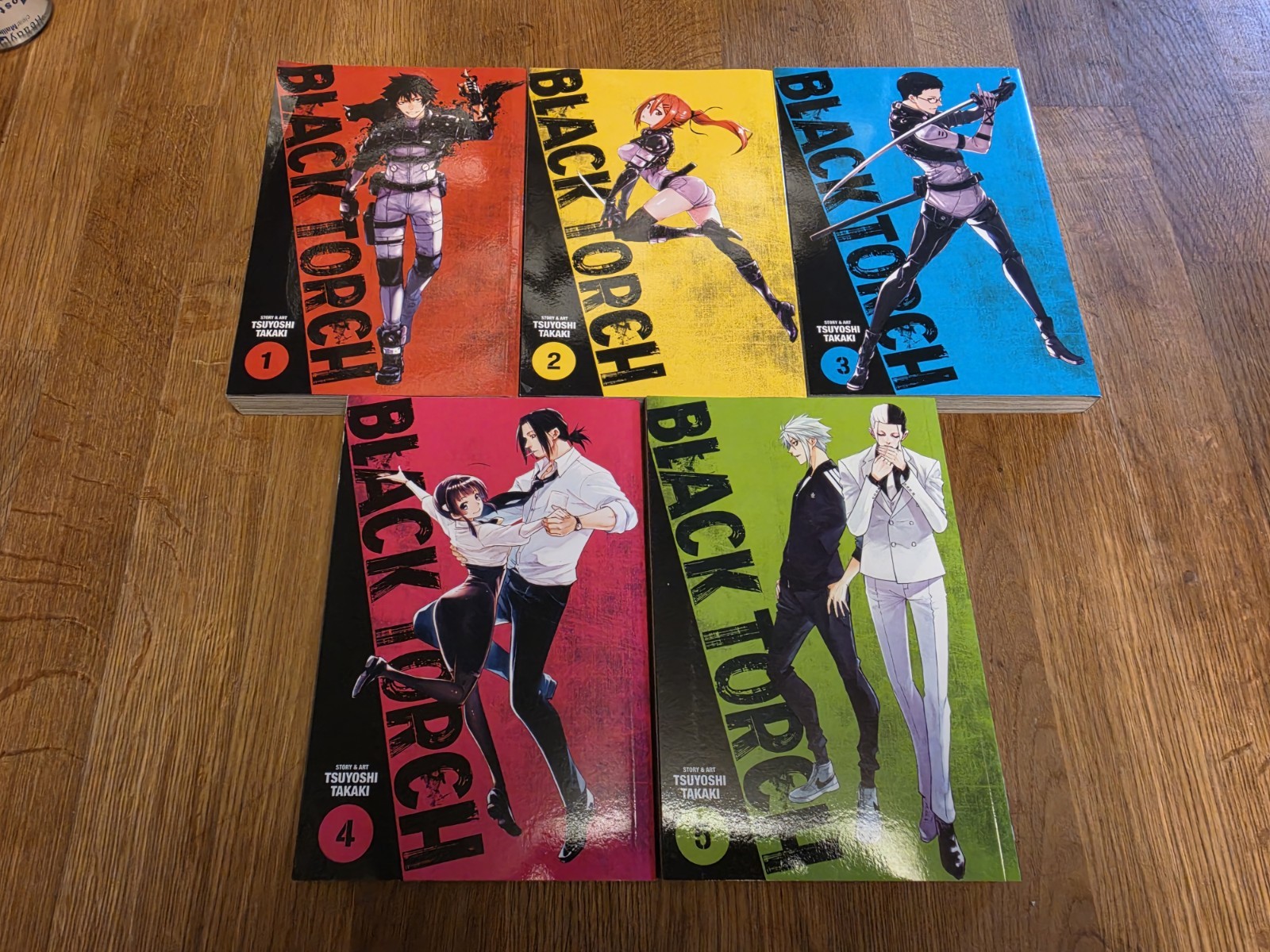 Viz Manga Torcia Nera Vol. 1 - 5 inglese