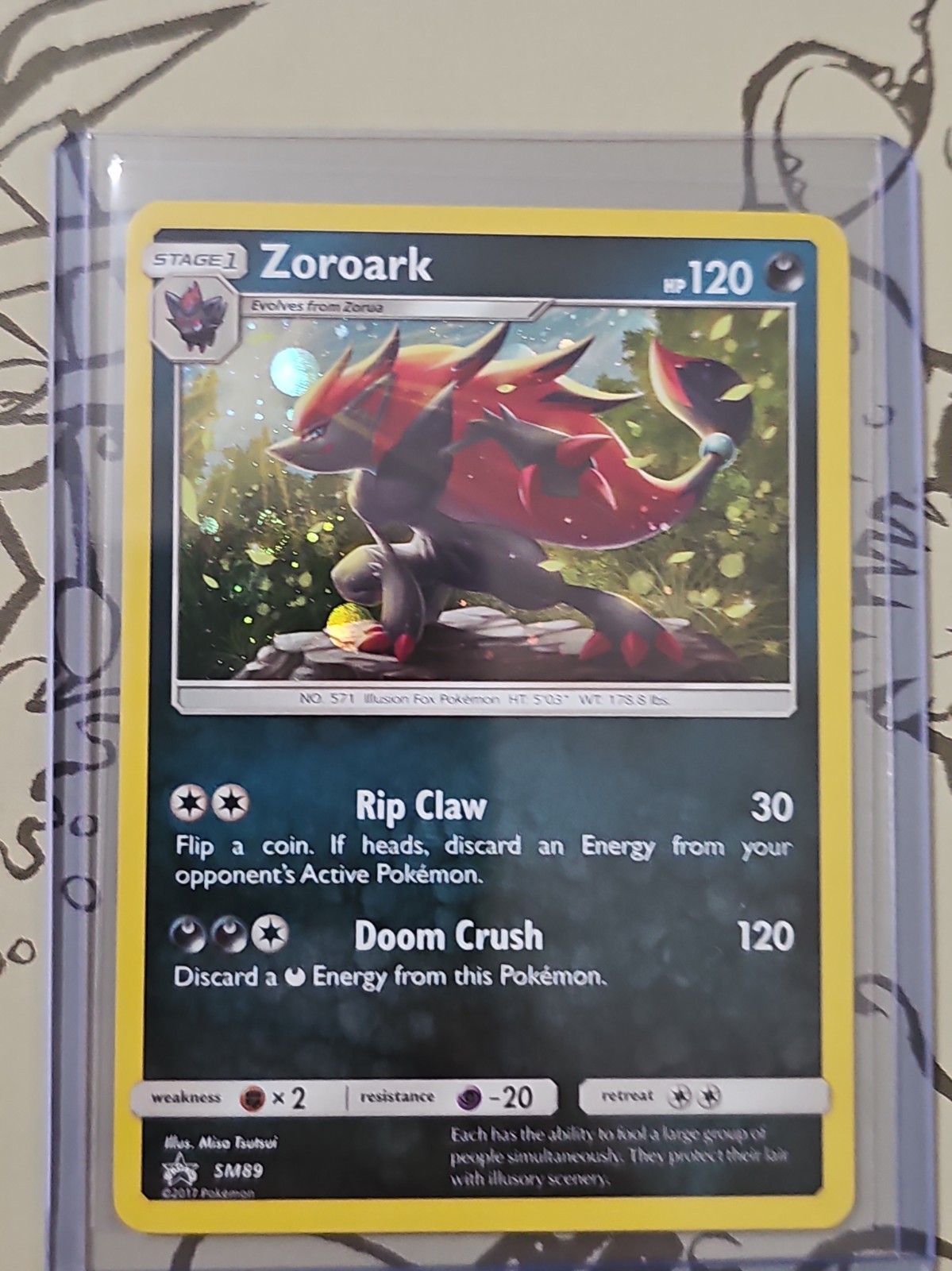 Zoroark SM89 Sm Holo