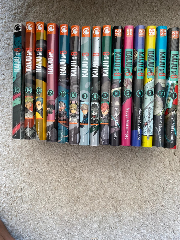 Lot de 15 tome de kaiju n8