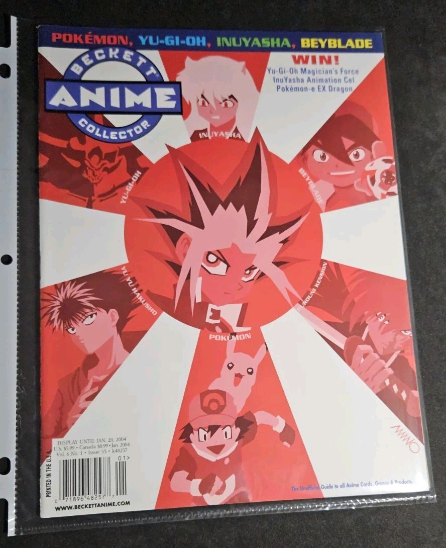 Beckett Anime Collector Magazine Vol 6 No 1 Issue 53 Yugioh Neopets EXCELLENT