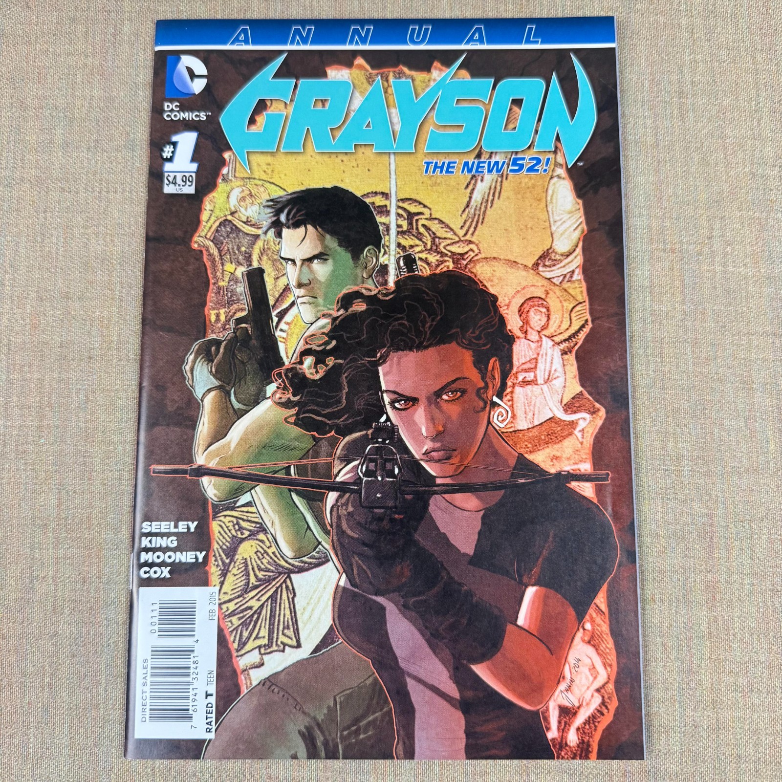 Grayson Annual 1 DC 2015 Nuovo 52 Seeley King Apparizione Mezzanotte Fumetto