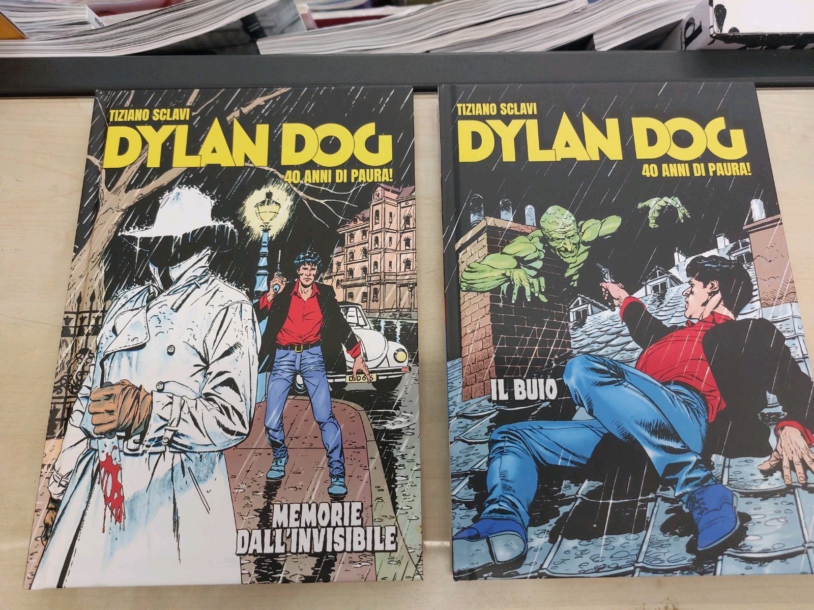 Sergio Bonelli Dylan Dog Tiziano Sclavi 40 anni di paura 2 vol. rigidi n°3 e n°4
