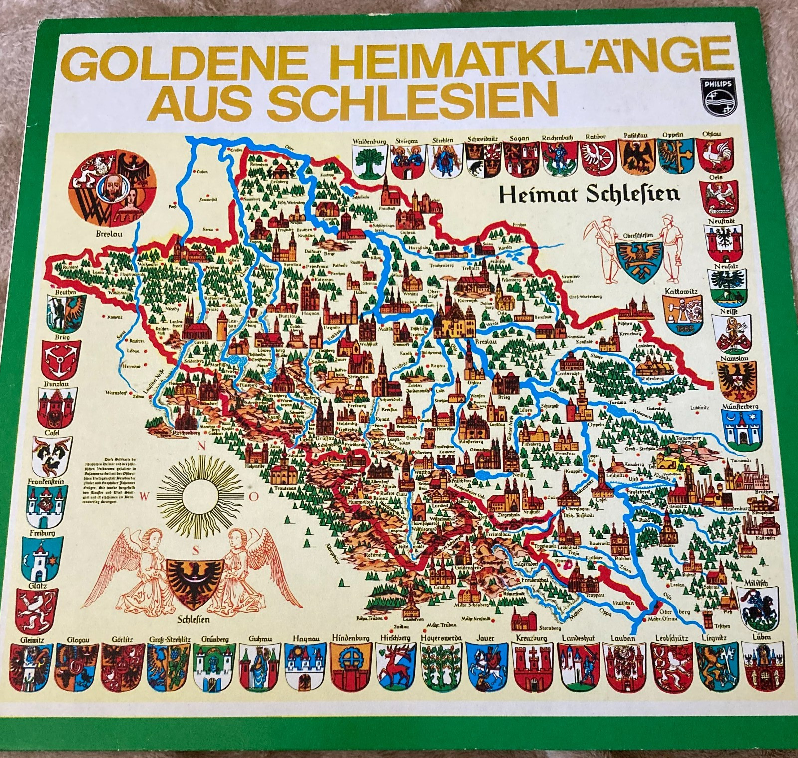 GOLDENDE HEIMATKLÄNGE aus SCHLESIEN 1965 Philips LP Vinile 12" 33 U/min Stereo