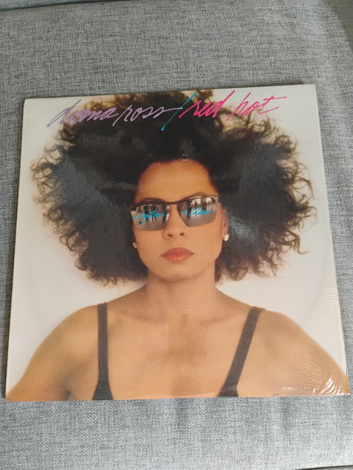 Diana Ross – Red Hot Rhythm + Blues vinyl 1987 1st Press RCA 6388-1-R EX/EX