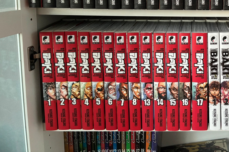Baki the new grappler 1 au 8 et 13 au 17