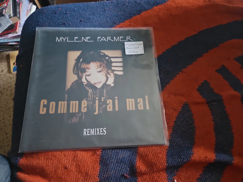 Mylene comme j ai mal vinyle jaune limitée neuf sceller