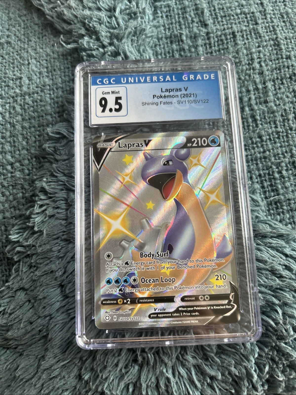 Pokemon Lapras V Full Art Destino Splendente SV110/SV122