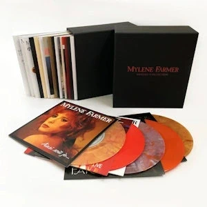 Mylène Farmer Singles Collection coffret 22 vinyles 45T carton Universal scellé