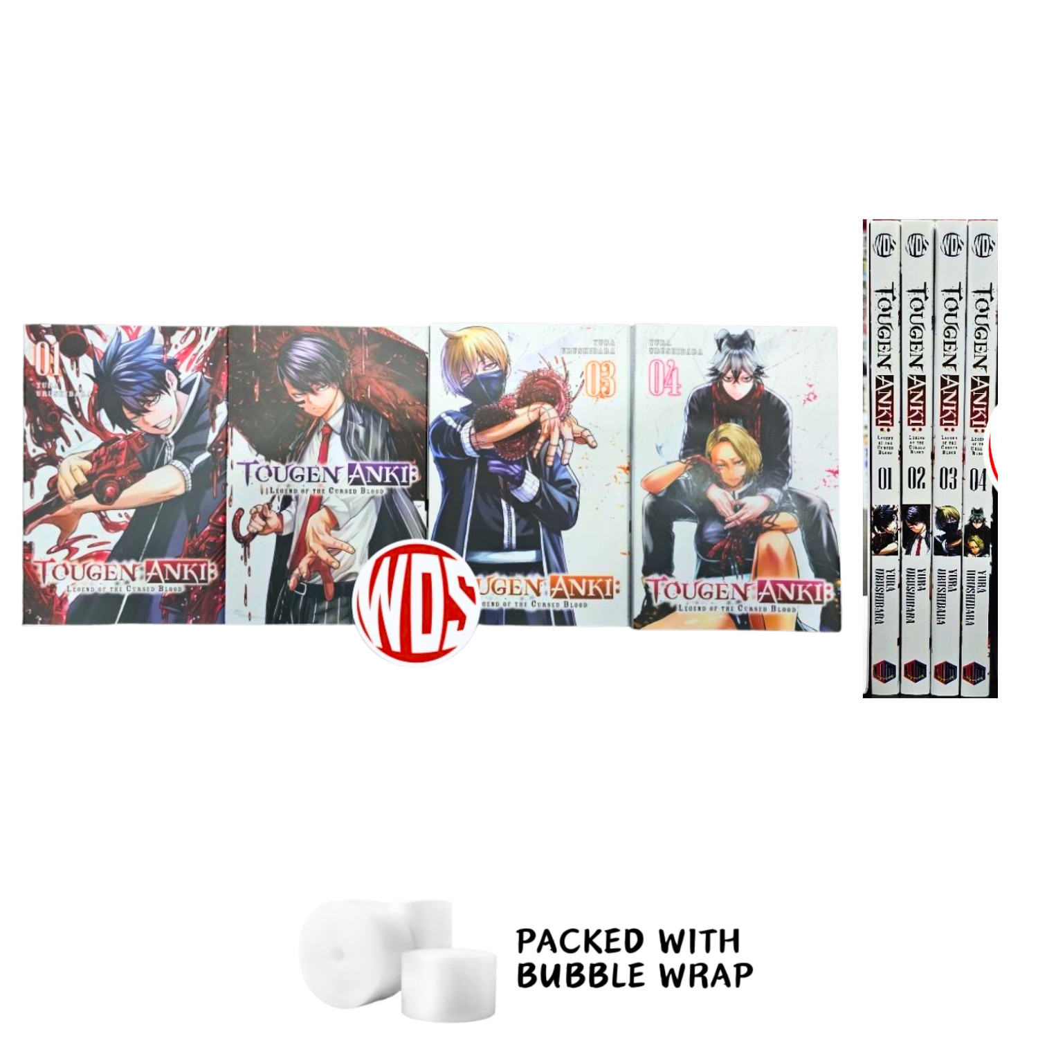 Tougen Anki: La Leggenda del Sangue Maledetto Vol. 1-4 manga fumetto inglese