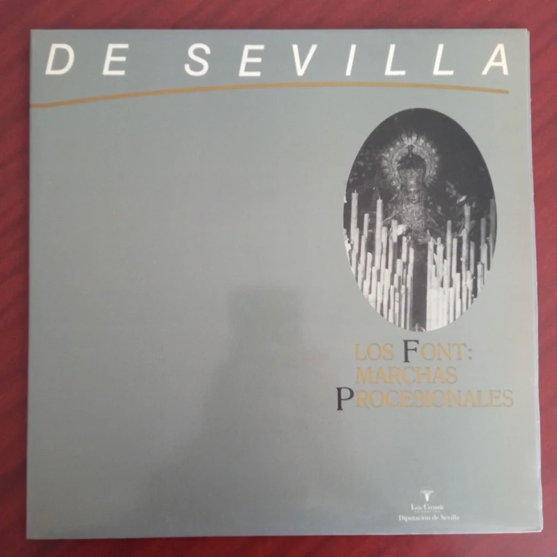 Disco de vinilo de Marchas Procesionales recopilatorio de la Familia Font