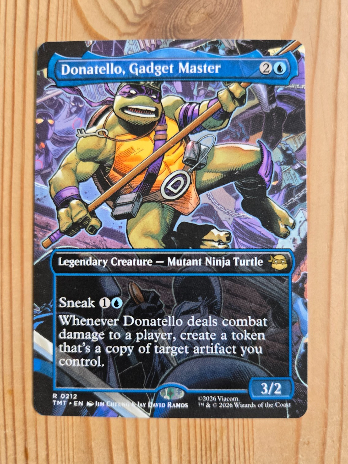 Donatello Gadget Master Borderless Regular - Turtles - MTG TMNT - NM
