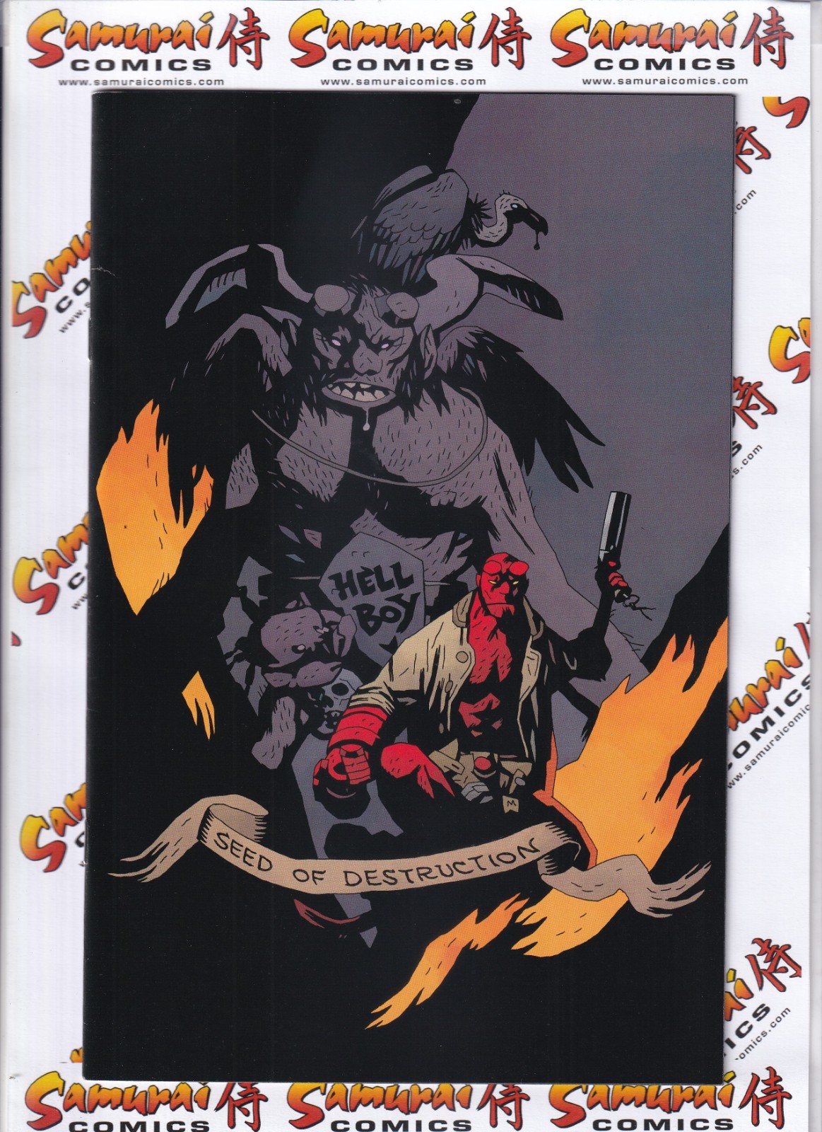 Hellboy: Seed Of Destruction #1 1:25 Facsimile Variante Mignola Scansioni Effettive!