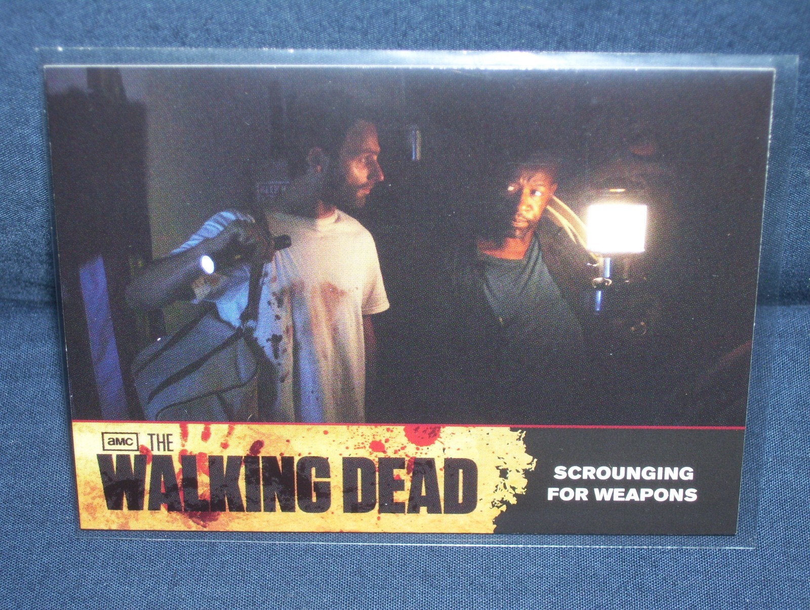 The Walking Dead Trading Card #21 Scrounging For Weapons Cryptozoic 2011
