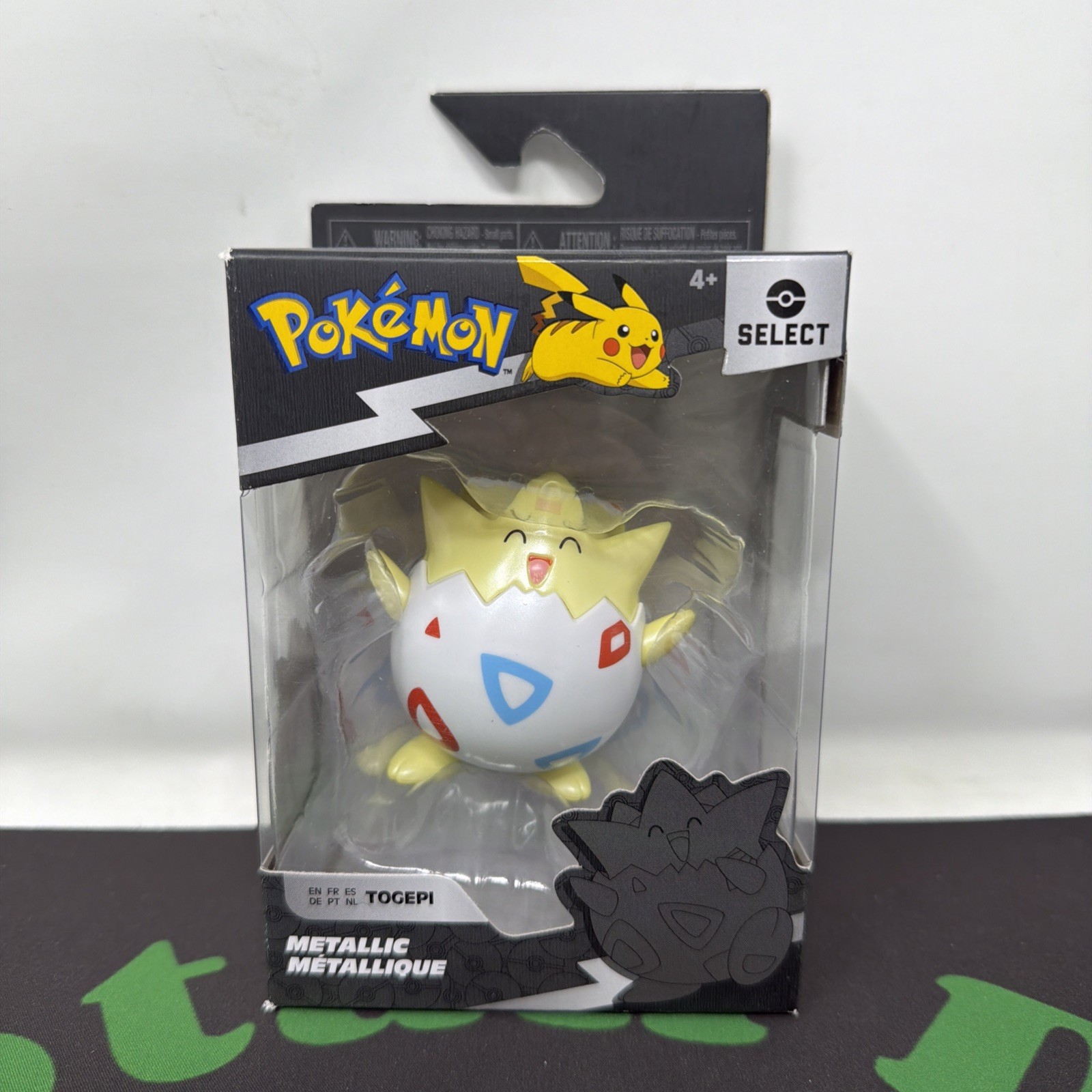 Pokemon Seleziona Togepi Metallizzato Esclusivo Figura 3" Serie 3 Jazwares Nintendo