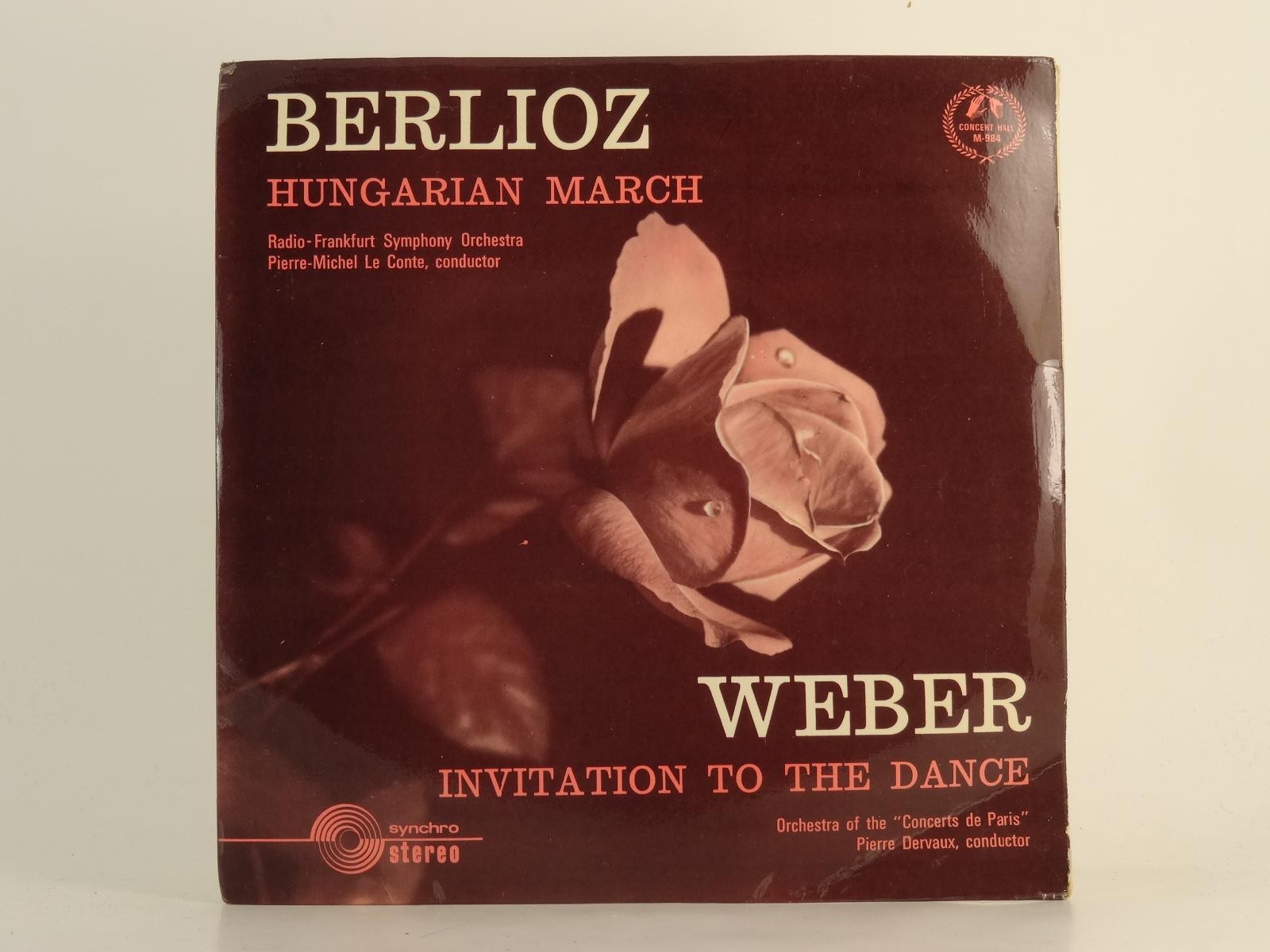 PIERRE-MICHEL LE CONTE BERLIOZ HUNGARIAN MARCH (80) 2 Track 7" Single including 