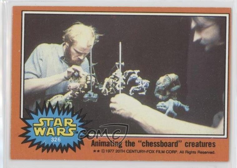 1977 Topps Star Wars Animating the Chessboard Creatures #326 gd1