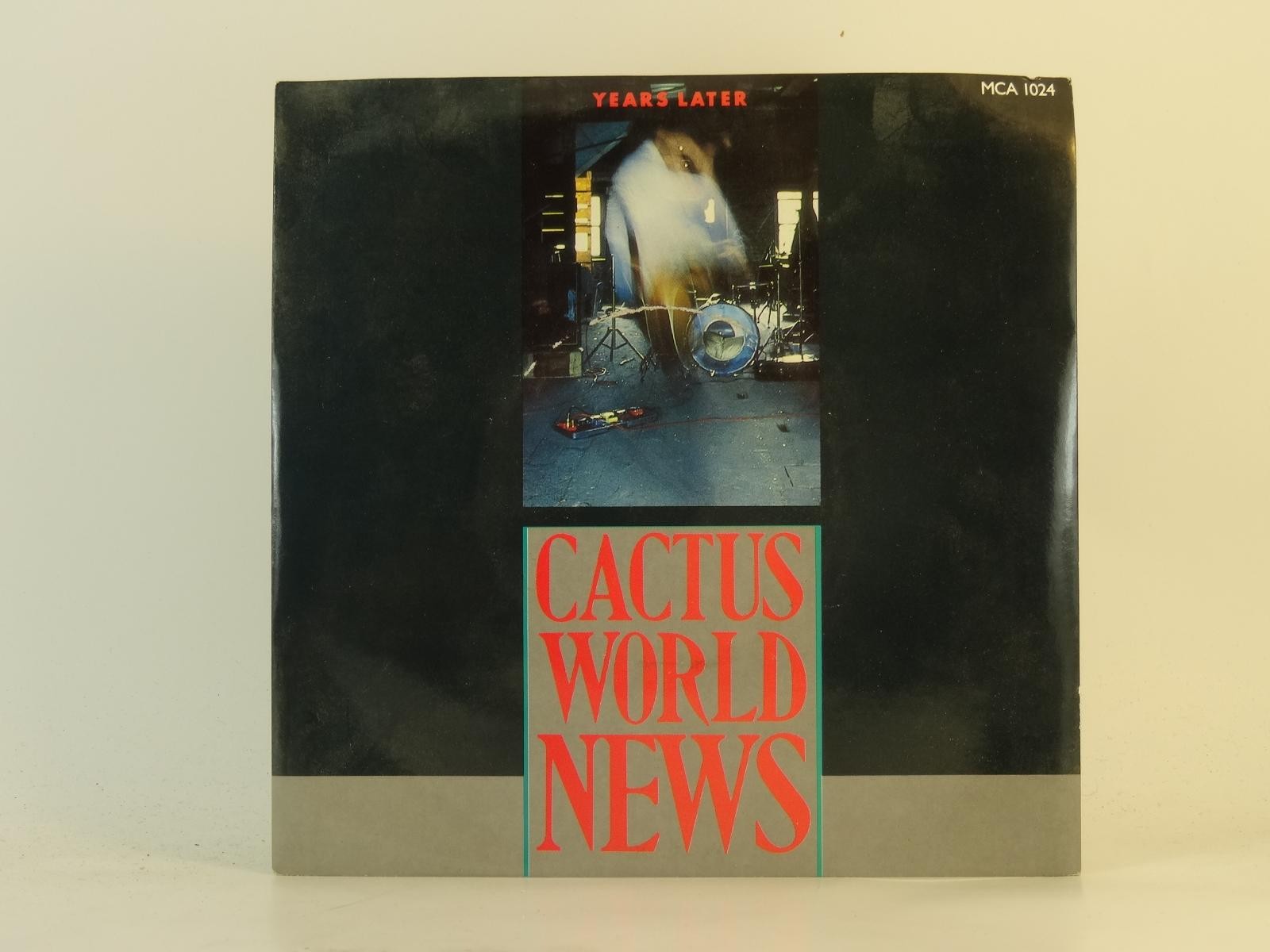 CACTUS WORLD NEWS YEARS LATER (56) 2 Track 7" Single plus Picture Sleeve MCA REC