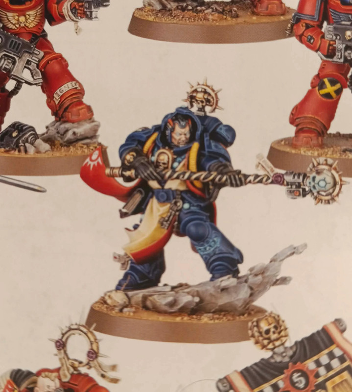 Archiviste (Librarian) Space Marines neuf sur grappe warhammer 40000