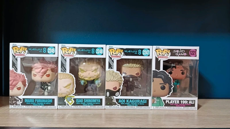 Lot Funko Pop Kaiju No. 8 (Exclusifs) + Squid Game - Neuf