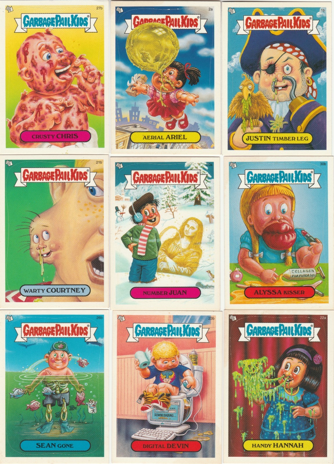 Spazzatura secchio bambini GPK 2004 tutto nuovo serie 2 vintage lotto (2)