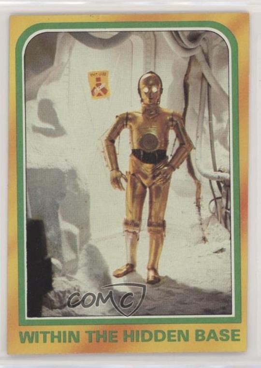 1980 Topps Star Wars: L'impero colpisce ancora C-3PO all'interno di una base nascosta #286 0f6