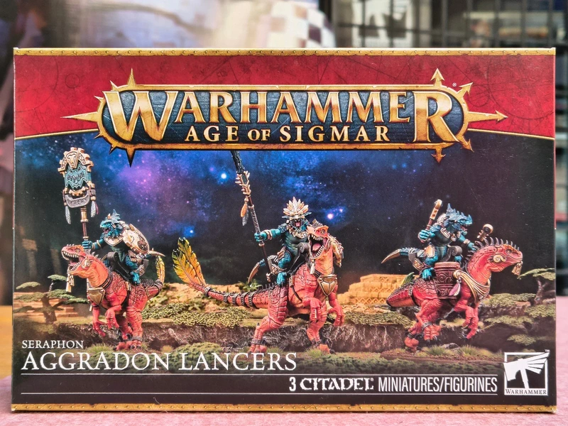 Warhammer Age of Sigmar - Seraphon: Aggradon Lancers - Nuovo NIB