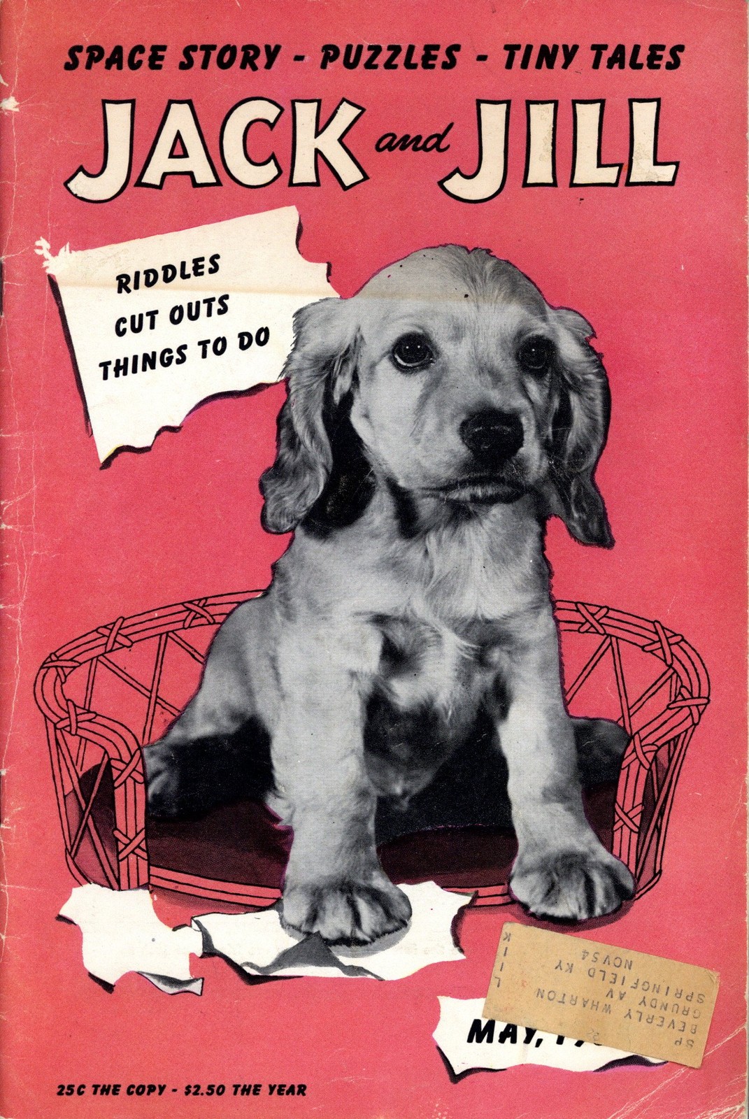Jack and Jill Vol. 16 #7 VG- 3.5 1954 basso grado