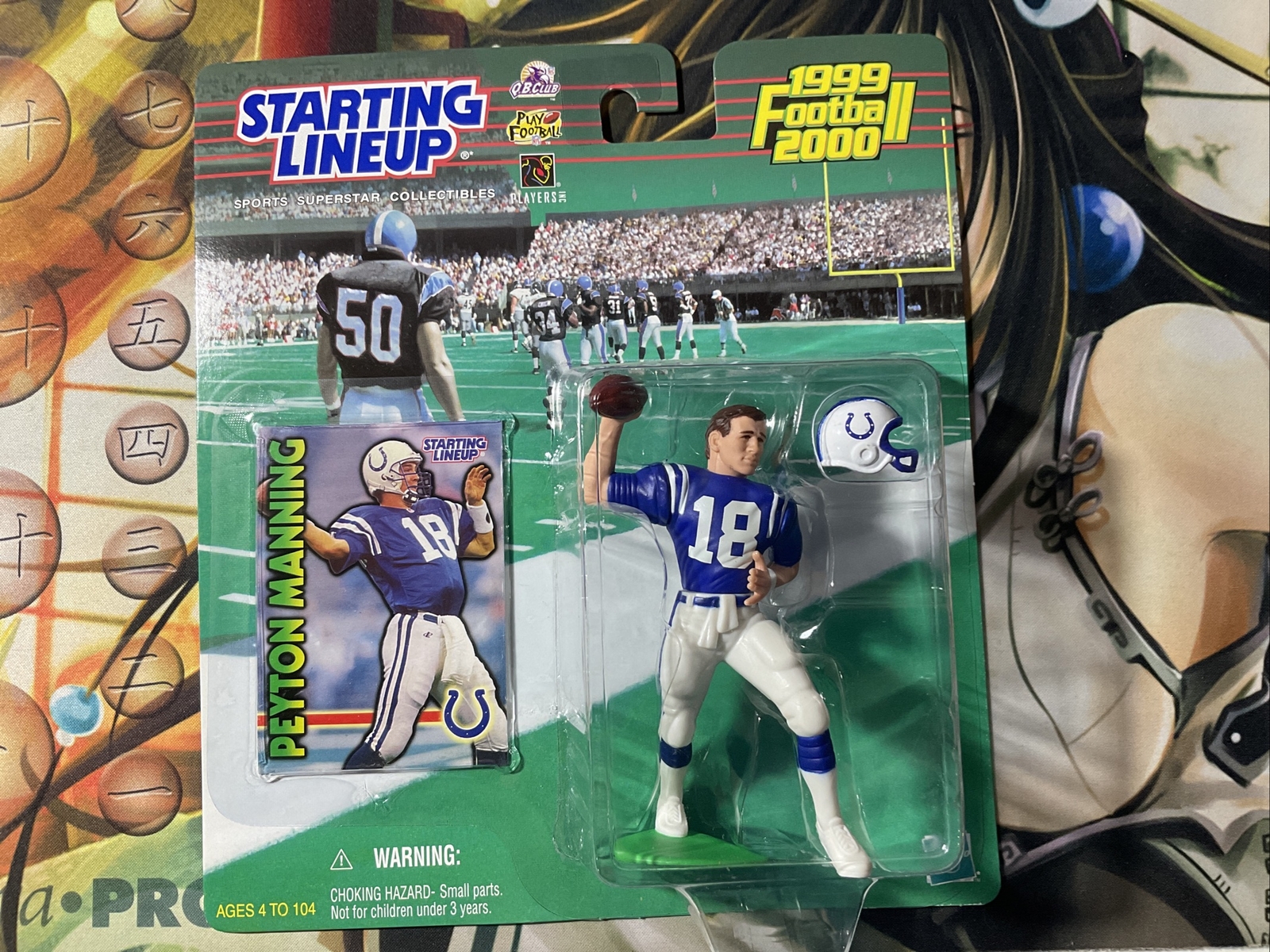 Action figure Peyton Manning 1999 Football Starting Lineup Indianapolis come nuova!,!