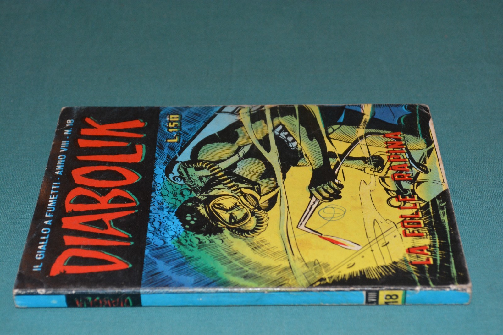 DIABOLIK Anno VIII  8° OTTAVO # 18 Astorina Sodip 1a edizione 01/09/1969