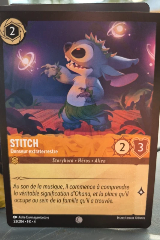 Disney Lorcana Stitch – Danseur extraterrestre 23/204 FR