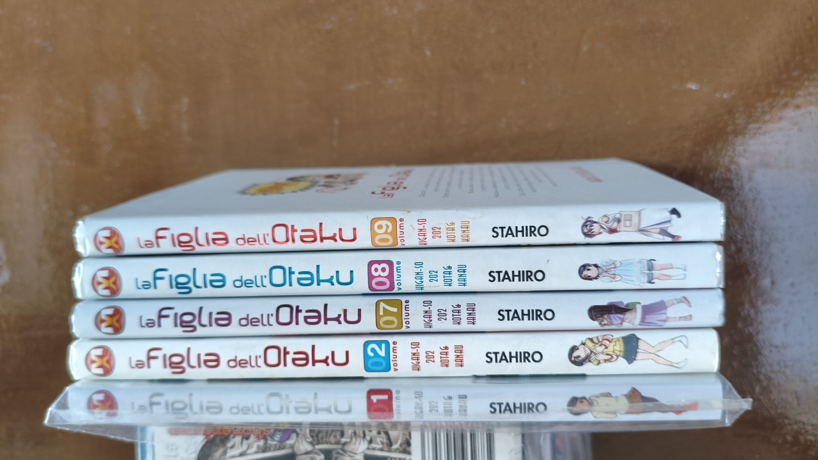 La Figlia dell'Otaku manga 1,2,7,8,9