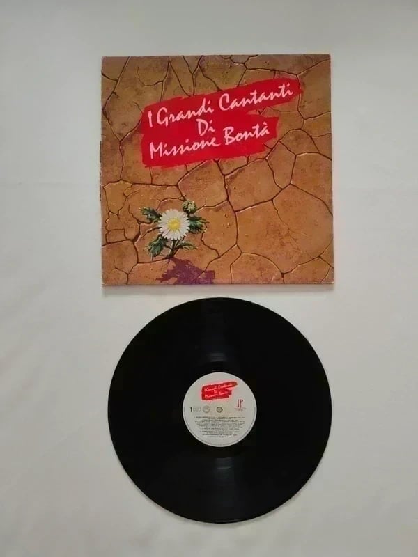Vinile I Grandi Cantanti – Missione Bontà (LP, compilation anni ’80, vintage)