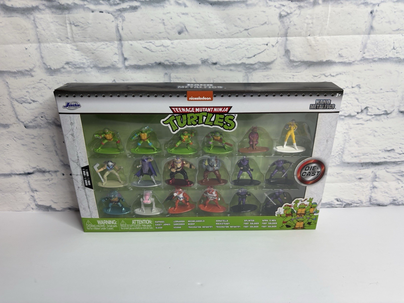 Nickelodeon Teenage Mutant Ninja Turtles TMNT Jada Nano Metalfigs 18 personaggi nuovi