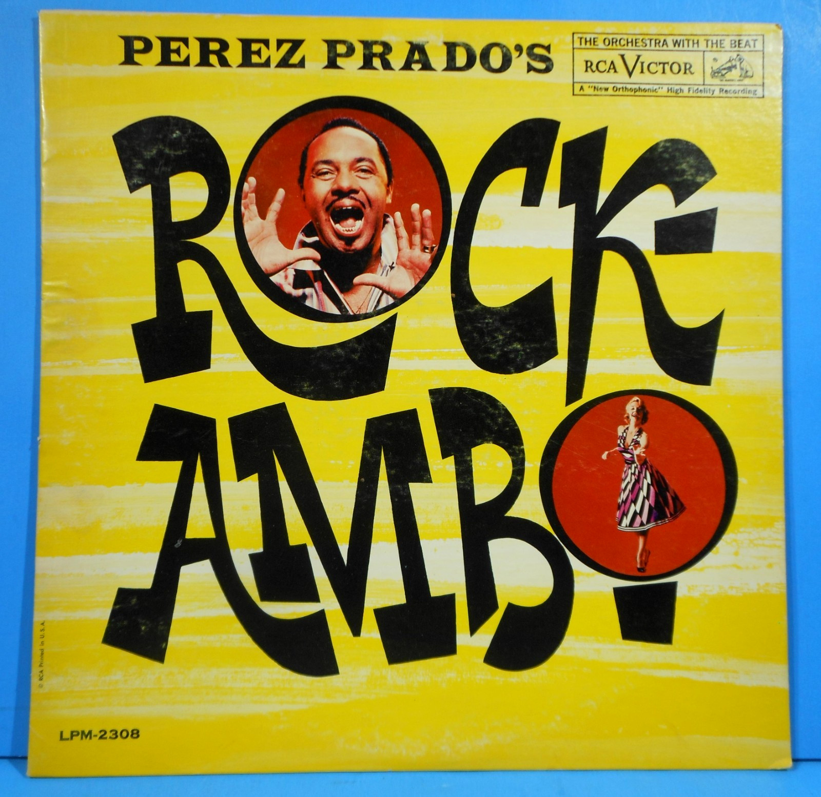 PEREZ PRADO'S ROCKAMBO LP 1961 MONO ORIGINAL NICE CONDITION VG/VG!!A