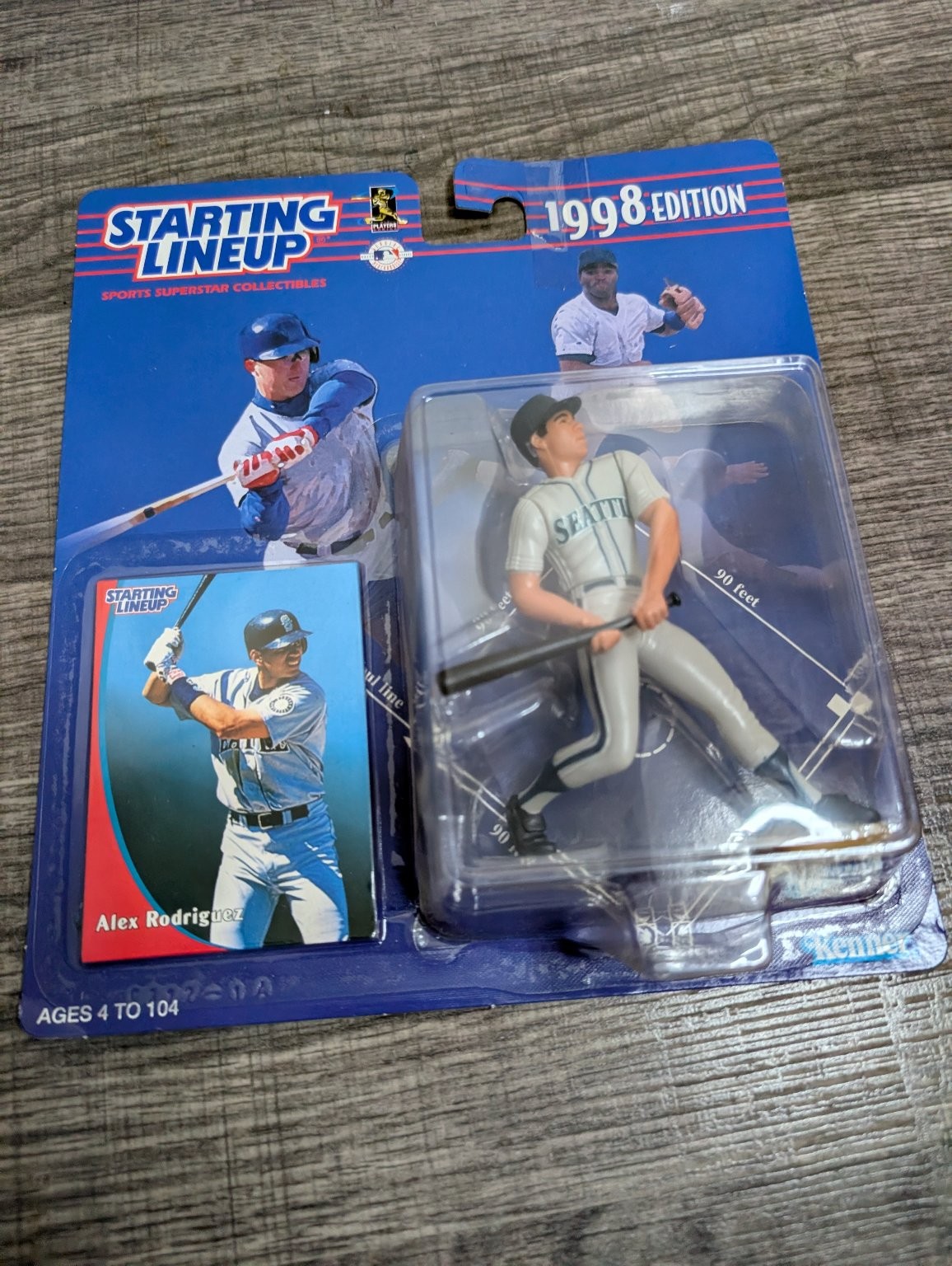 Alex Rodriguez Starting Lineup 1998 Edition Kenner Action Figure MLB Mariners