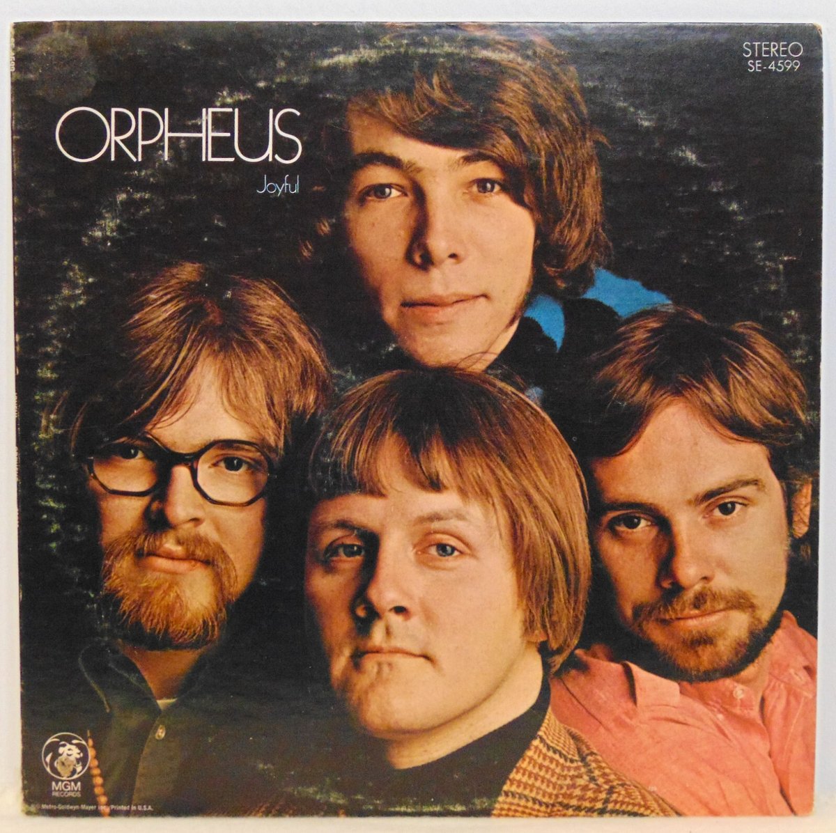 Orpheus – Joyful - 1968 MGM Records SE-4599 Psych/Pop Rock Vinyl LP Record Album