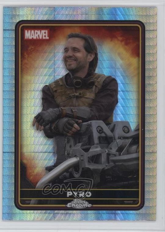 2025 Topps Chrome Deadpool Characters Prism Refractor Pyro #25 0w77