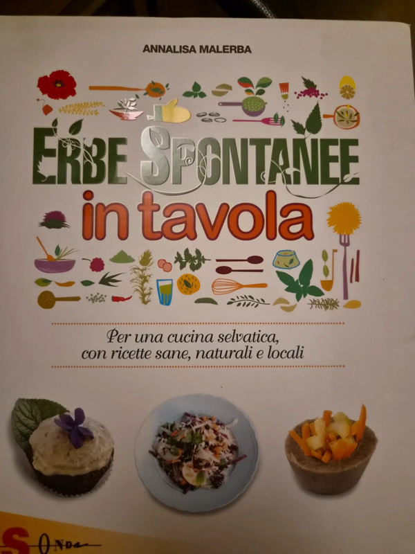 Libro erbe spontanee in tavola