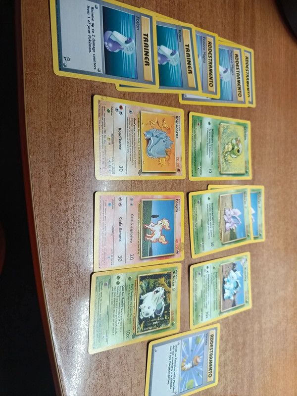 Set 13 (5 doppie) set vintage pokemon