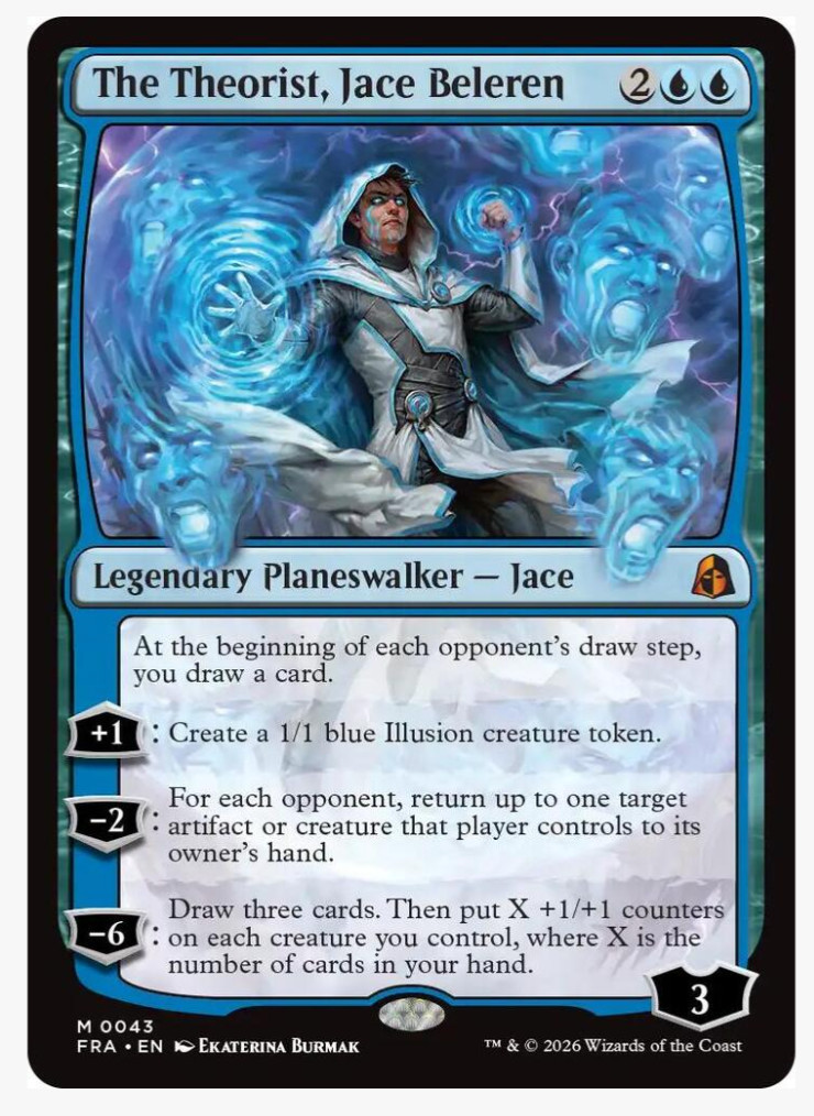 FOIL - The Theorist, Jace Beleren : Reality Fracture - NM/M 0043