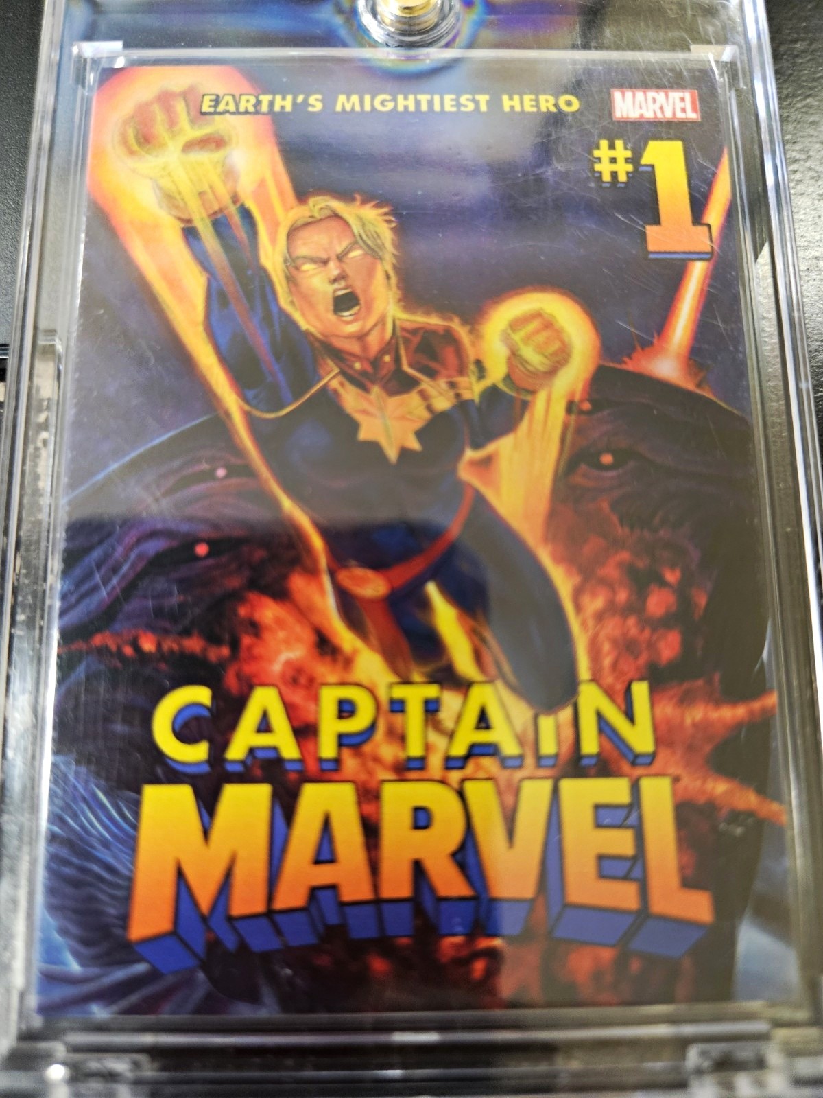Captain Marvel - 2024 SkyBox Marvel Masterpieces Variant Cover #87 47/50