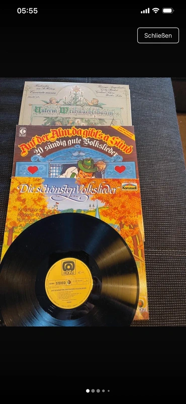 Schallplatten Weihnachten, Volkslieder