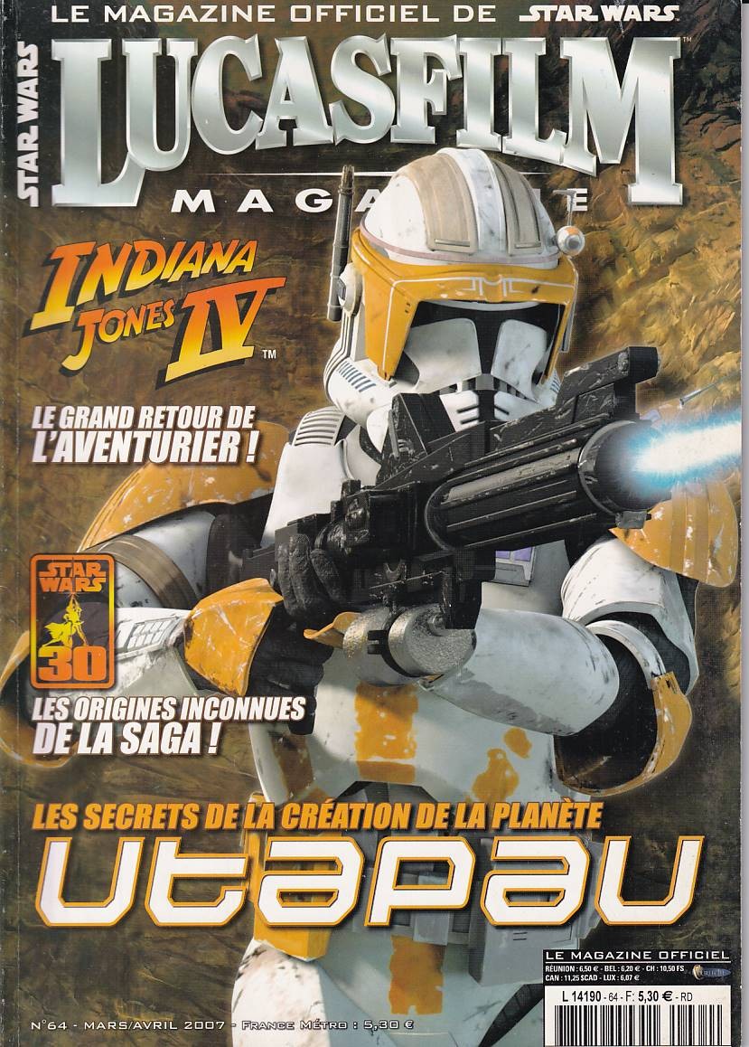 42783: LUCASFILM LUCASFILM RIVISTA #64 grado VF