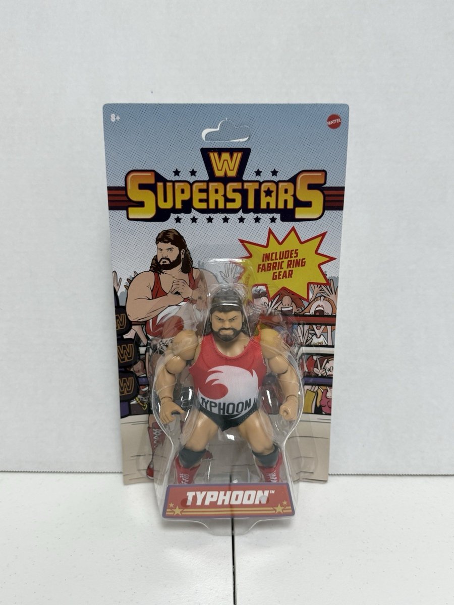 WWE Superstars Typhoon Action Figure Series 4 New Sealed 2022 HTF