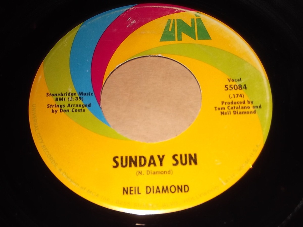 Neil Diamond - Sunday Sun / Honey-Drippin' Times 45