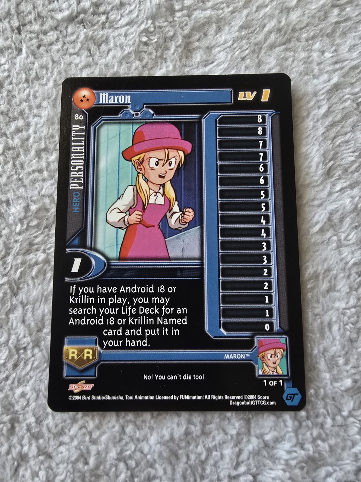 DBGT Dragon Ball GT Maron 80 CCG Limited Super 17 Saga MP 