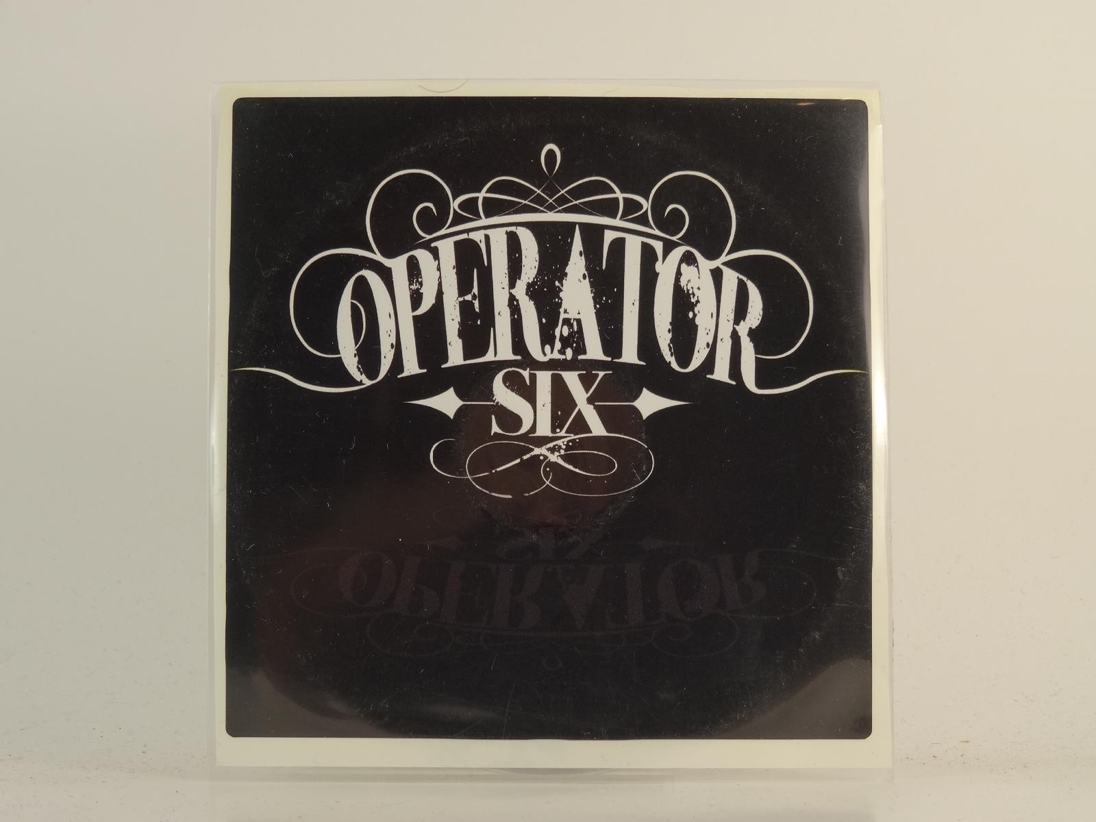 OPERATOR SIX THE REALIST (H1) 3 Track Promo CD Single plus Picture Sleeve SUBROS